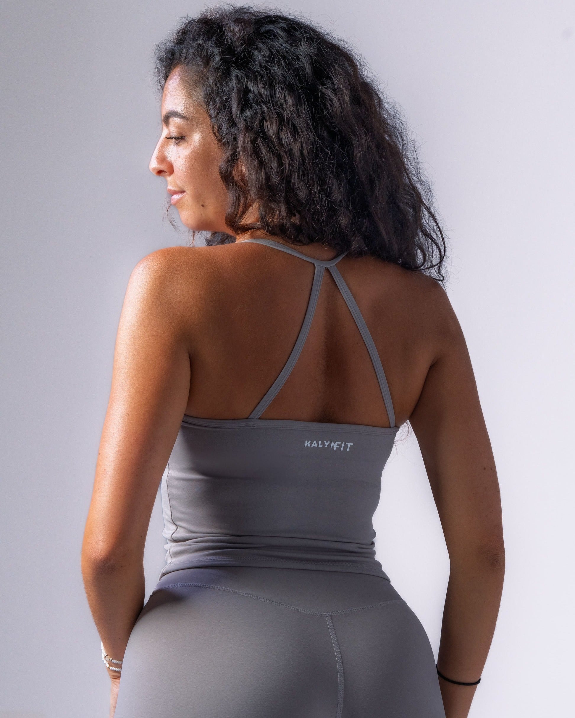 Soléa Gris Crop Top