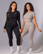 T-shirt à manches longues Amaïa Noir