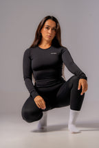 T-shirt à manches longues Amaïa Noir